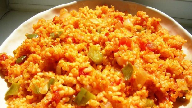 Sebzeli Bulgur Pilavı